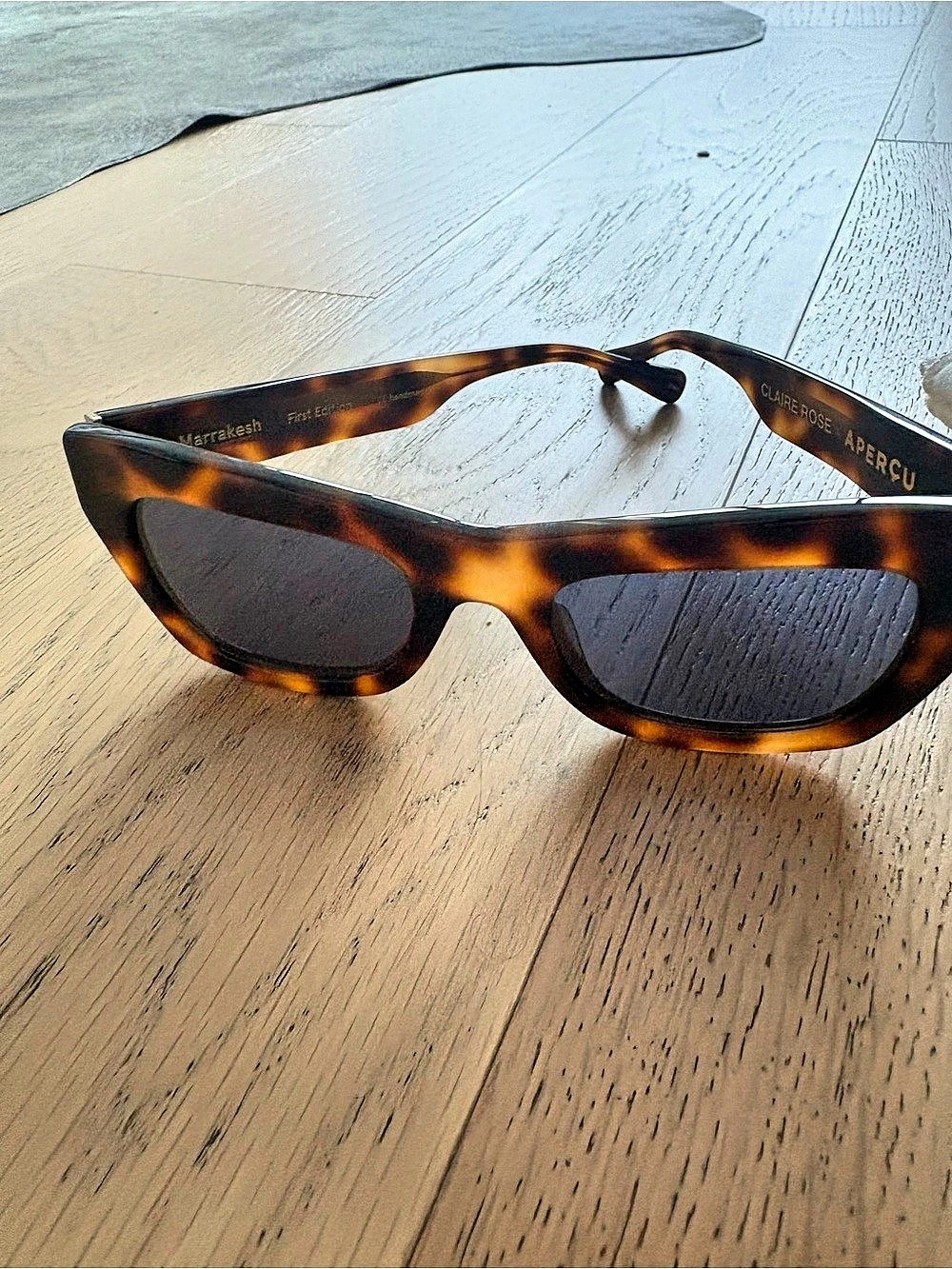 Apercu x Claire Rose Tortoiseshell Sunglasses Like New